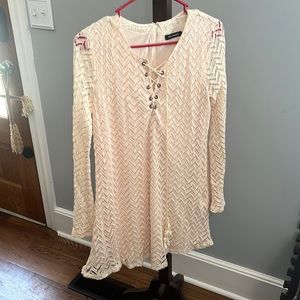 Lace long sleeve dress from southern fried chicks